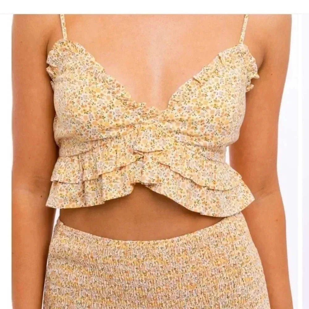 Giselle Floral Crop Top